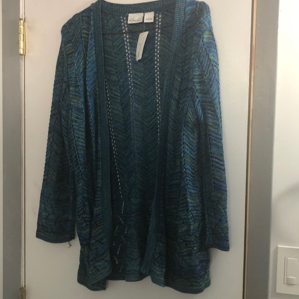 loose knit cardigan